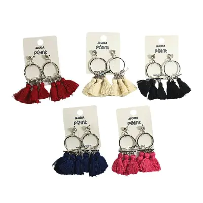 Aros Fleco Chica Doble Circulo X12