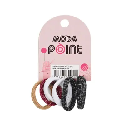 Colita Toalla Mini Brillo Elegante X12