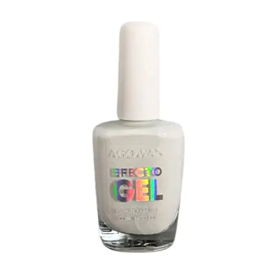Esmalte Agowan Gel Cremoso 10ml G19 Blanco X2