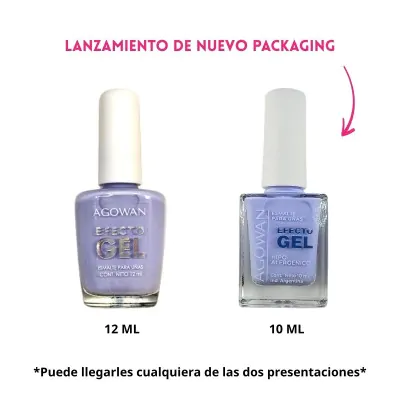 Esmalte Agowan Gel Cremoso 10ml J41 X2