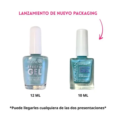 Esmalte Agowan Gel Metalizado 10ml M51 X2
