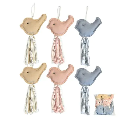 Colgante Chico Pajaro Liso Palido X6
