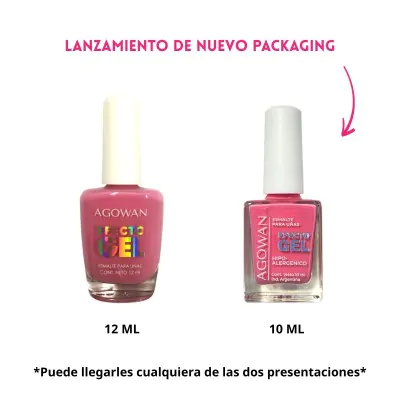 Esmalte Agowan Gel Cremoso 10ml E34 X2