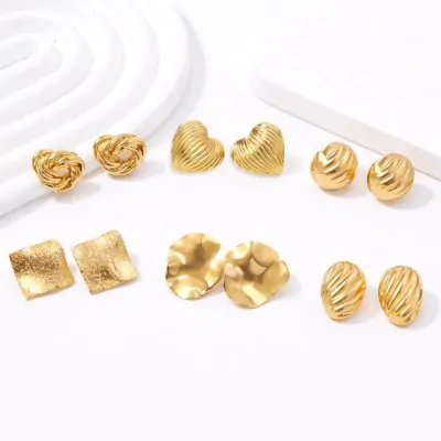 Aros Diseno Paris Dorado X6