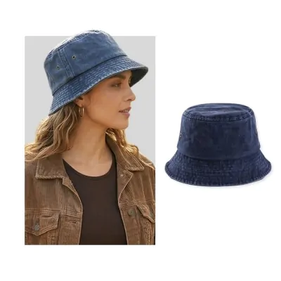 Piluso Gastado Denim Azul Oscuro