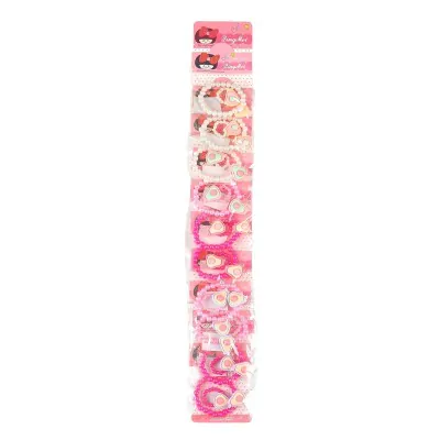 Set Pulsera Anillo Infantil Perlitas Palta X10