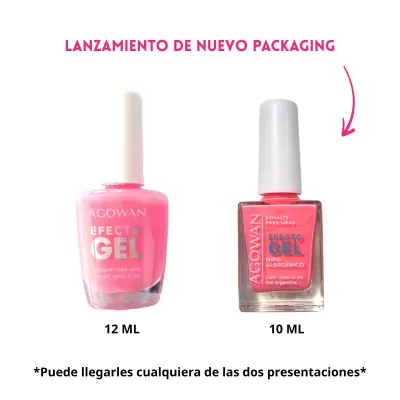 Esmalte Agowan Gel Cremoso 10ml K12 X2