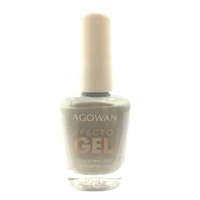 Esmalte Agowan Cremoso 12ml G27 Gris Pastel X2