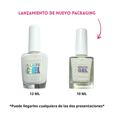 Esmalte Agowan Gel Cremoso 10ml G13 Via Lactea X2