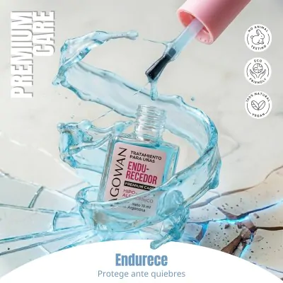 Esmalte Agowan Tratamiento 10ml Endurecedor X2