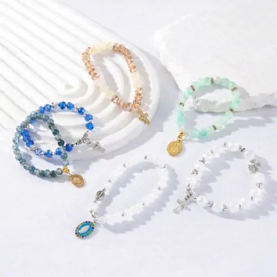 Pulsera Cristal Con Dije - Cristiana X12