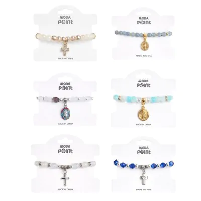 Pulsera Cristal Con Dije - Cristiana X12