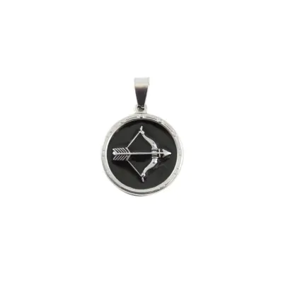 Dije Acero Aceitado Signo 42 Sagitario