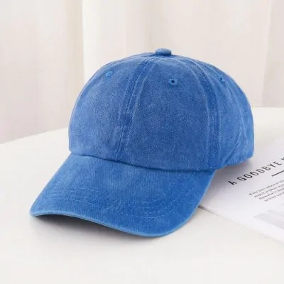 Cap Gastado Denim Azul Claro