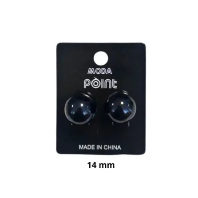 Aros Perla 14mm Negro