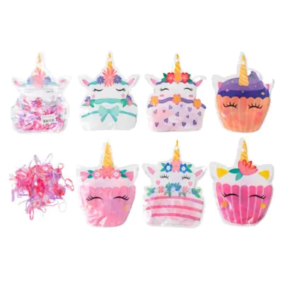 Gomita Silicona Unicornio Postre Rosas X12