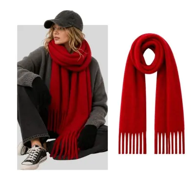 Manton Nube Liso 40x180 Rojo