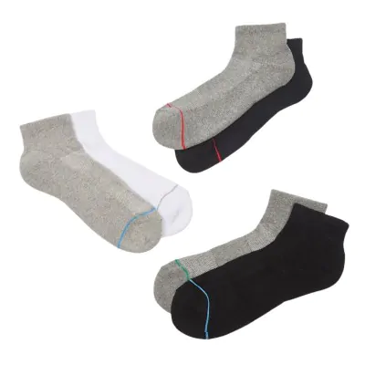 Medias Soquete Pack X2 Soft Toalla En Planta Mesh Respirable Y Banda De Compresion Hombre Deportivo Elemento X6