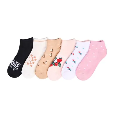 Medias Soquete Estampado Surt Nina / Varon Talle 5 Elemento X12