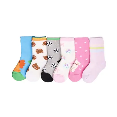 Medias 1/3 Cana Morley Estampado Surtido Talle 2 Elemento X12