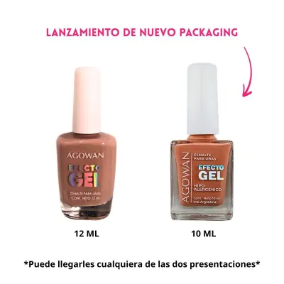 Esmalte Agowan Gel Cremoso 10ml G49 X2