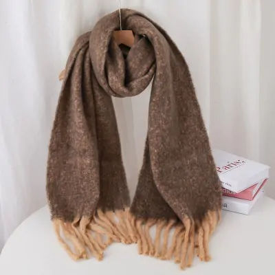 Manton Nube Jaspeado Marron