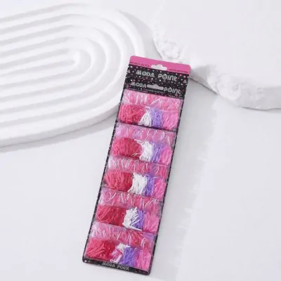 Gomita Silicona Chica Grande Rosas X5