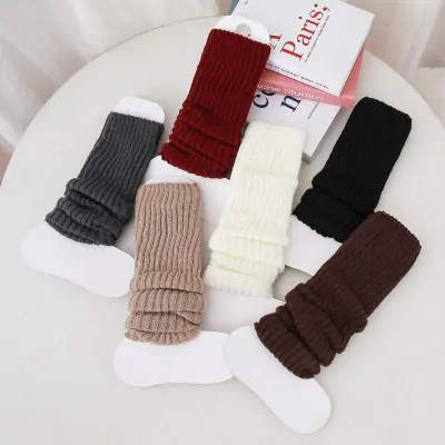 Polaina Tejido Rayado Beige