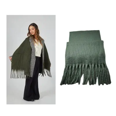 Manton Nube Liso 42x180 Verde Militar