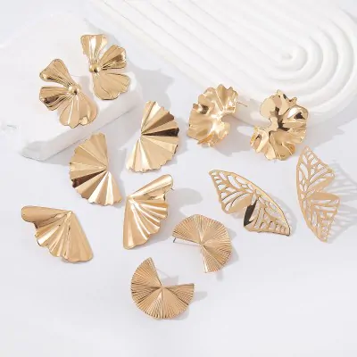 Aros Chapon Cairo Dorado -a X12