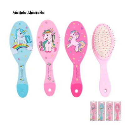 Cepillo Estampa Infantil Unicornio