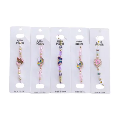 Pulsera Soga Aplique Infantil X12