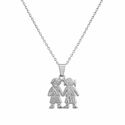 Collar Acero Quirurgico 316l Con Dije Pareja