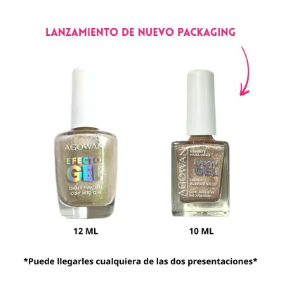 Esmalte Agowan Gel Cremoso 10ml E45 X2