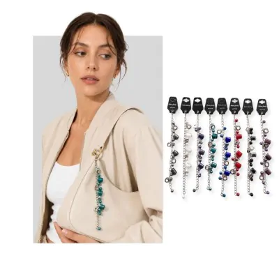 Pulsera Piedra Cilindro X12