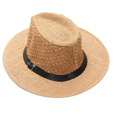 Sombrero Fedora Texturado Beige