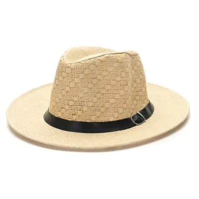 Sombrero Fedora Texturado Crudo