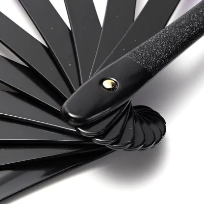 Abanico Tela 33cm Ondas Neon