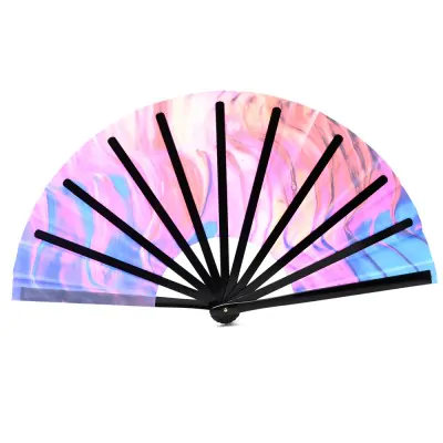 Abanico Tela 33cm Ondas Calor