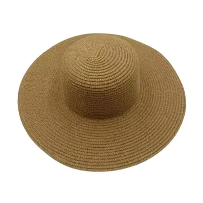 Sombrero Capelina Recto Basico Camel