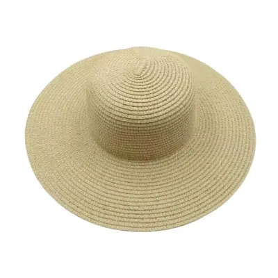 Sombrero Capelina Recto Basico Beige