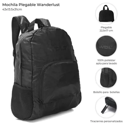 Mochila De Viaje Plegable 43cm