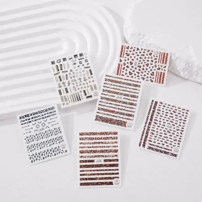 Sticker Para Uñas Animal Print X12