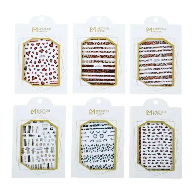 Sticker Para Uñas Animal Print X12