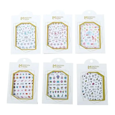 Sticker Para Uñas Vacacion X12