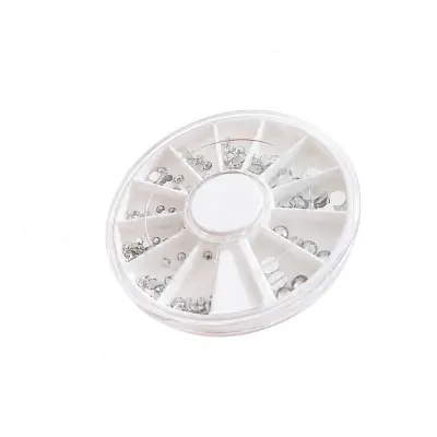 Decoracion Unas 3d En Rueda Stras Circulo W X12