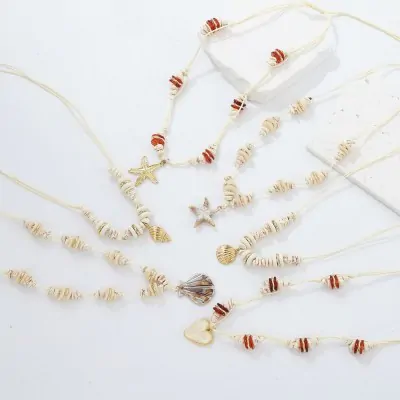 Collar Soga Oceano Dije Boho X6