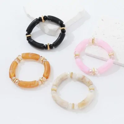 Pulsera Elastica Piedras -a X12