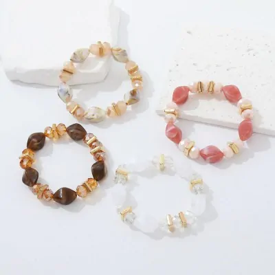 Pulsera Elastica Piedras -b X12