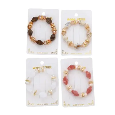 Pulsera Elastica Piedras -b X12